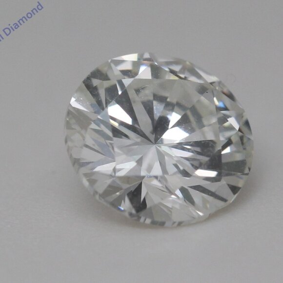 Round Diamond Pendant 14K Yellow Gold (2.01 Ct H Vs2) Egl C54200017 - Picture 6 of 7